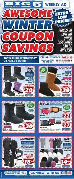 Weekly ad Big  5 11/08/2024 - 11/13/2024