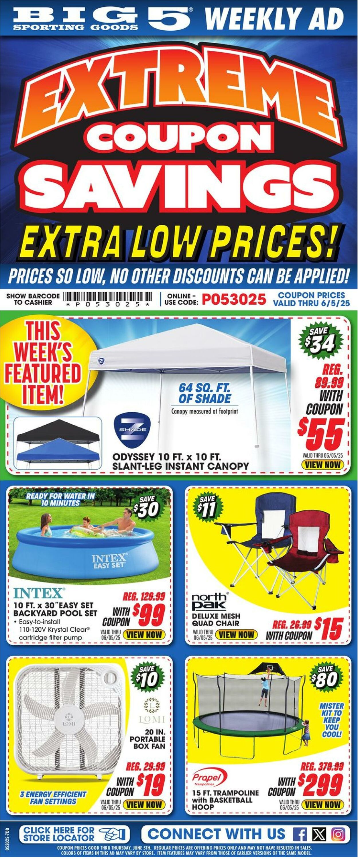 Weekly ad Big  5 05/30/2025 - 06/05/2025