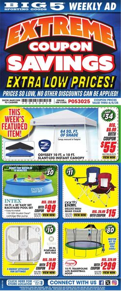 Weekly ad Big  5 05/30/2025 - 06/05/2025