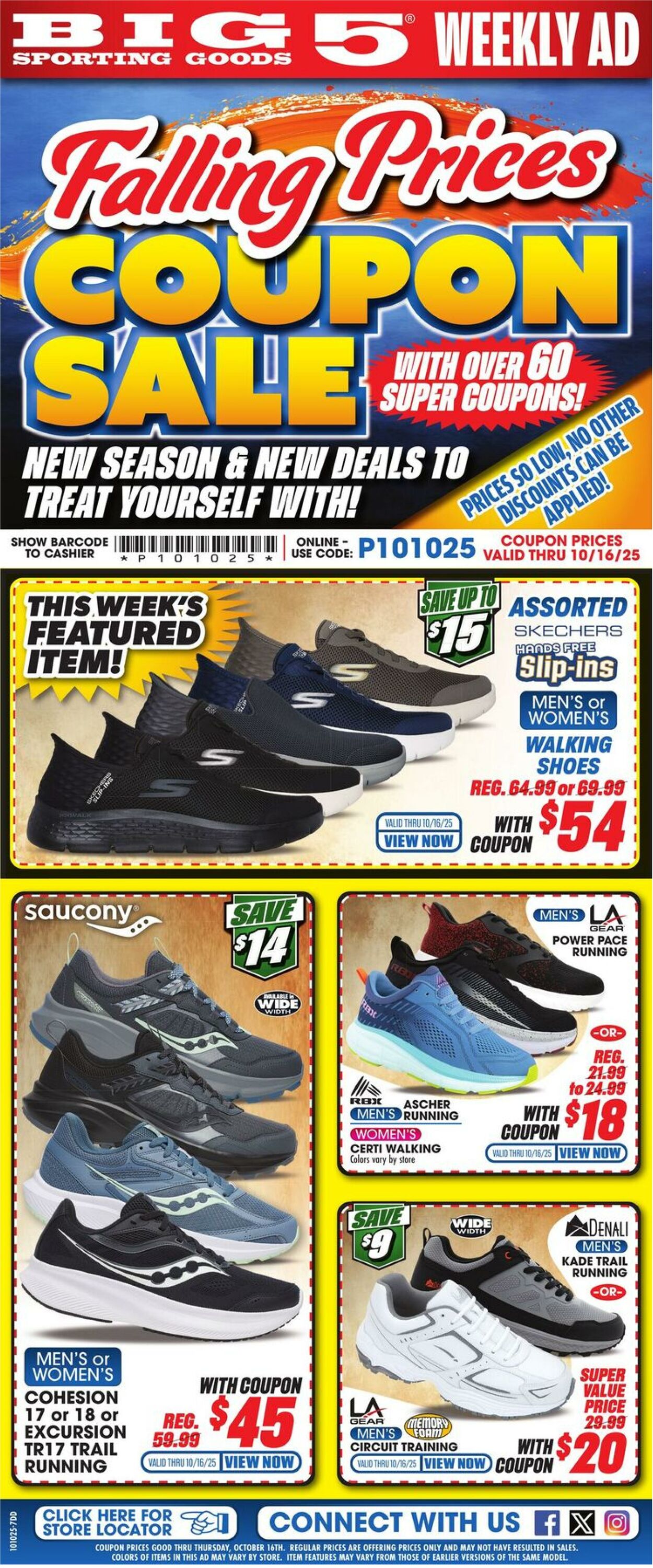Weekly ad Big  5 10/10/2025 - 10/16/2025