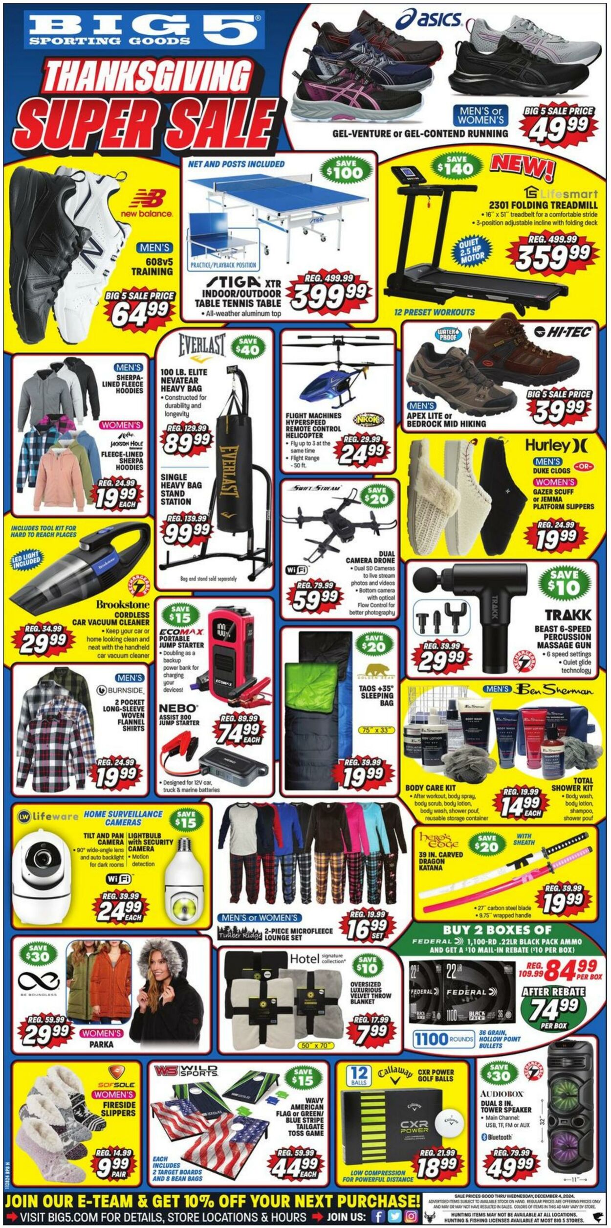 Weekly ad Big  5 12/02/2024 - 12/04/2024