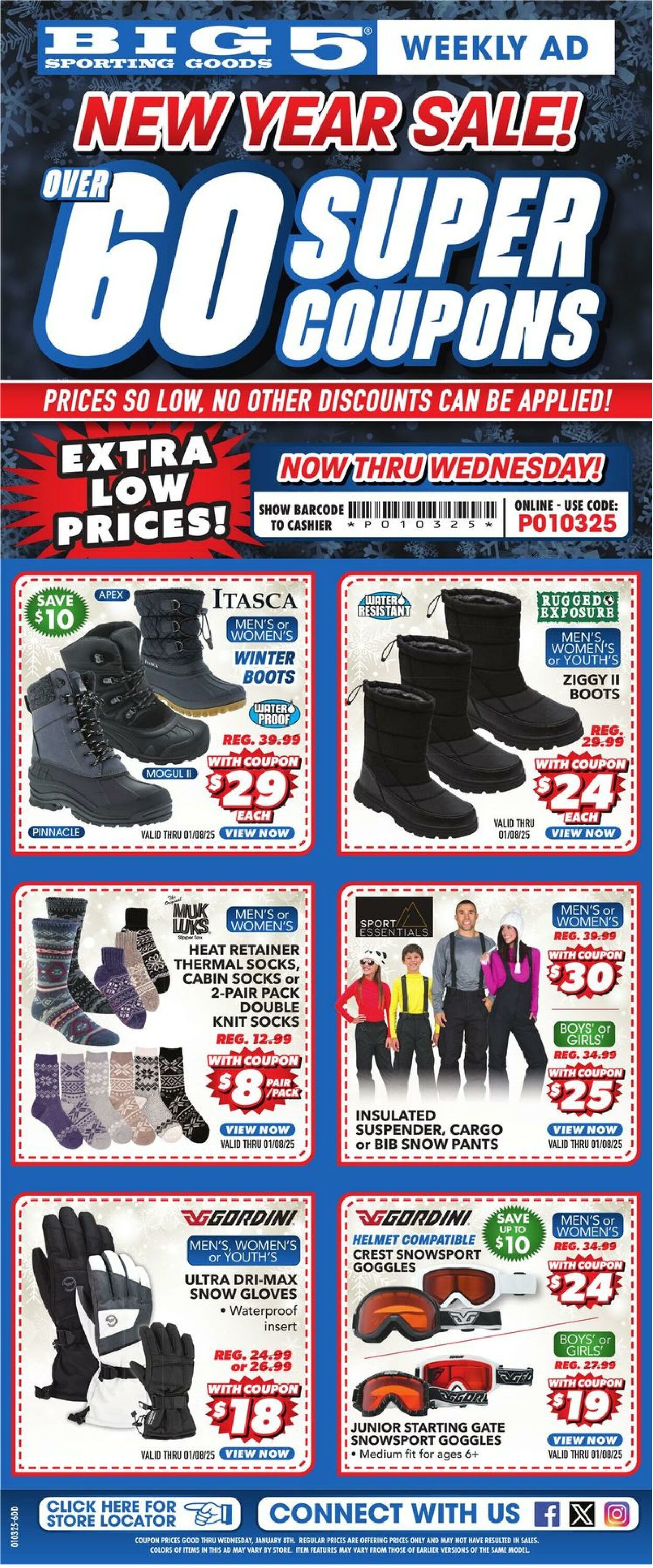 Weekly ad Big  5 01/03/2025 - 01/08/2025