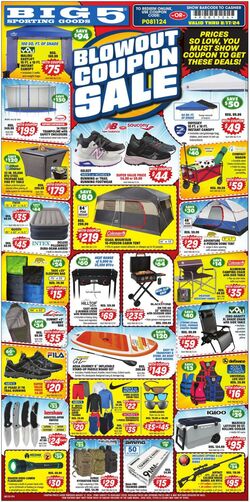 Weekly ad Big  5 09/20/2024 - 09/22/2024