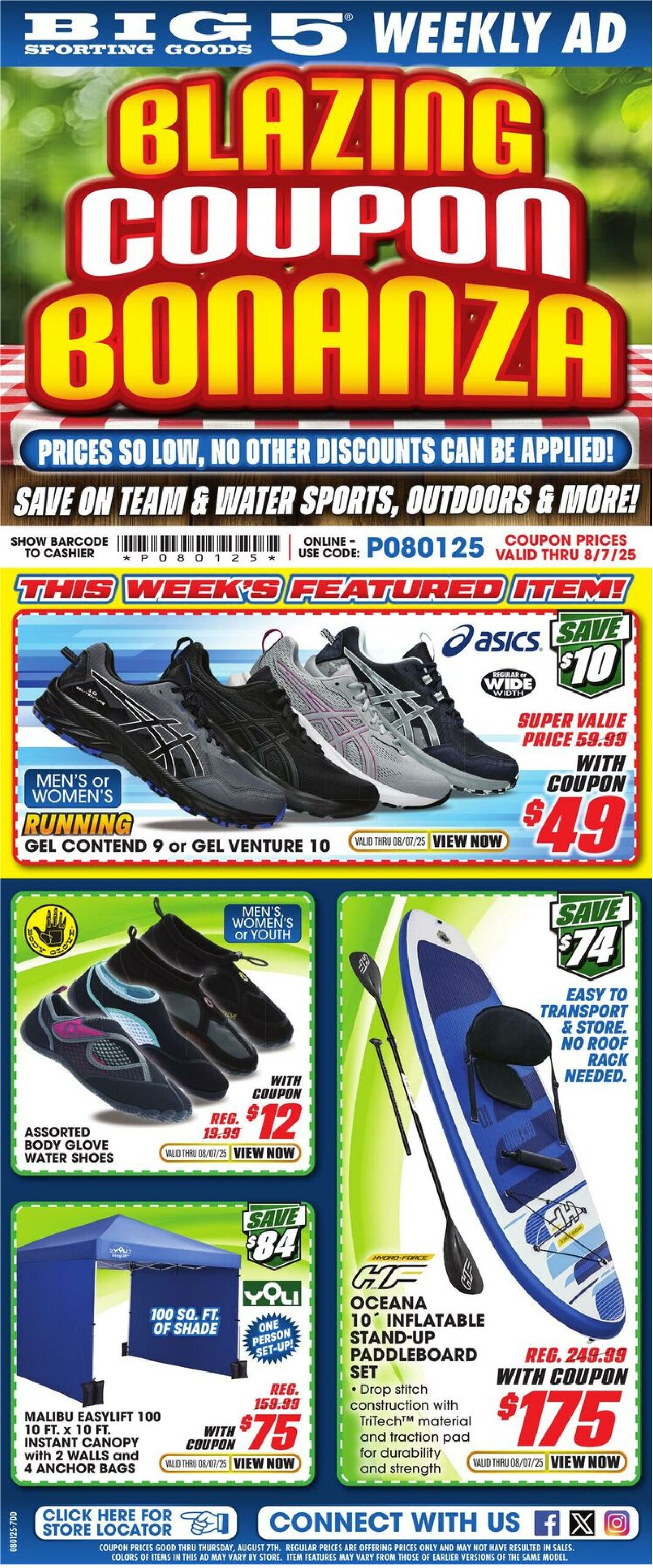 Weekly ad Big  5 08/01/2025 - 08/09/2025