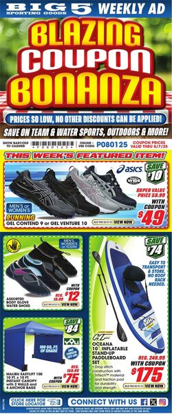 Weekly ad Big  5 08/01/2025 - 08/09/2025