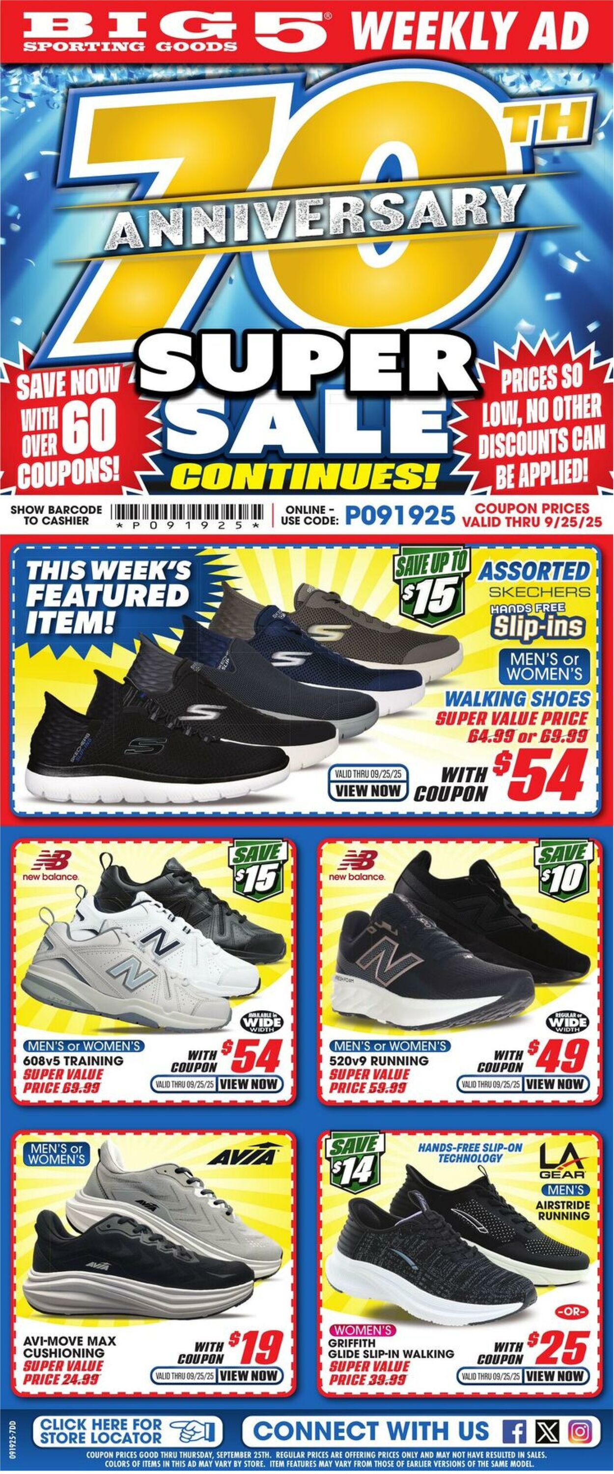Weekly ad Big  5 09/19/2025 - 09/25/2025