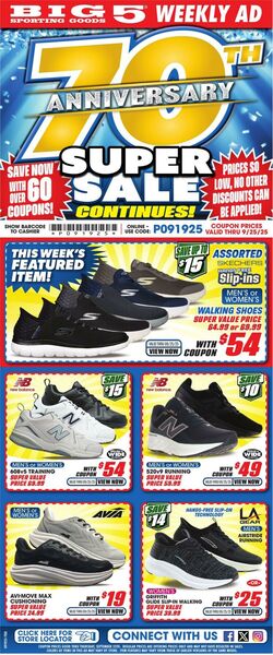 Weekly ad Big  5 09/19/2025 - 09/25/2025