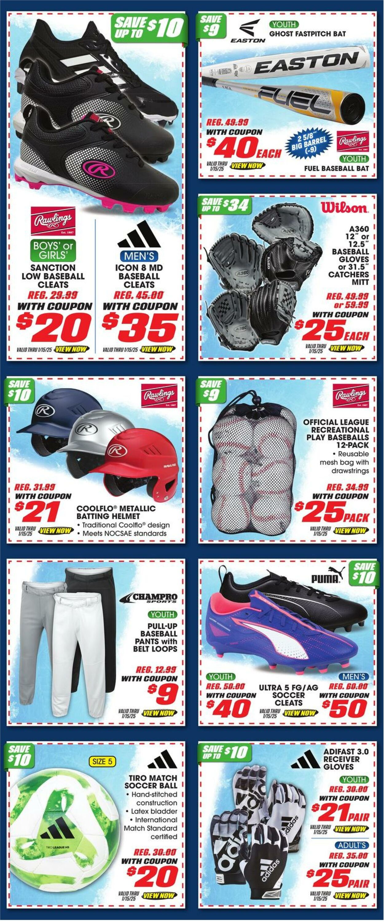 Weekly ad Big  5 01/10/2025 - 01/15/2025