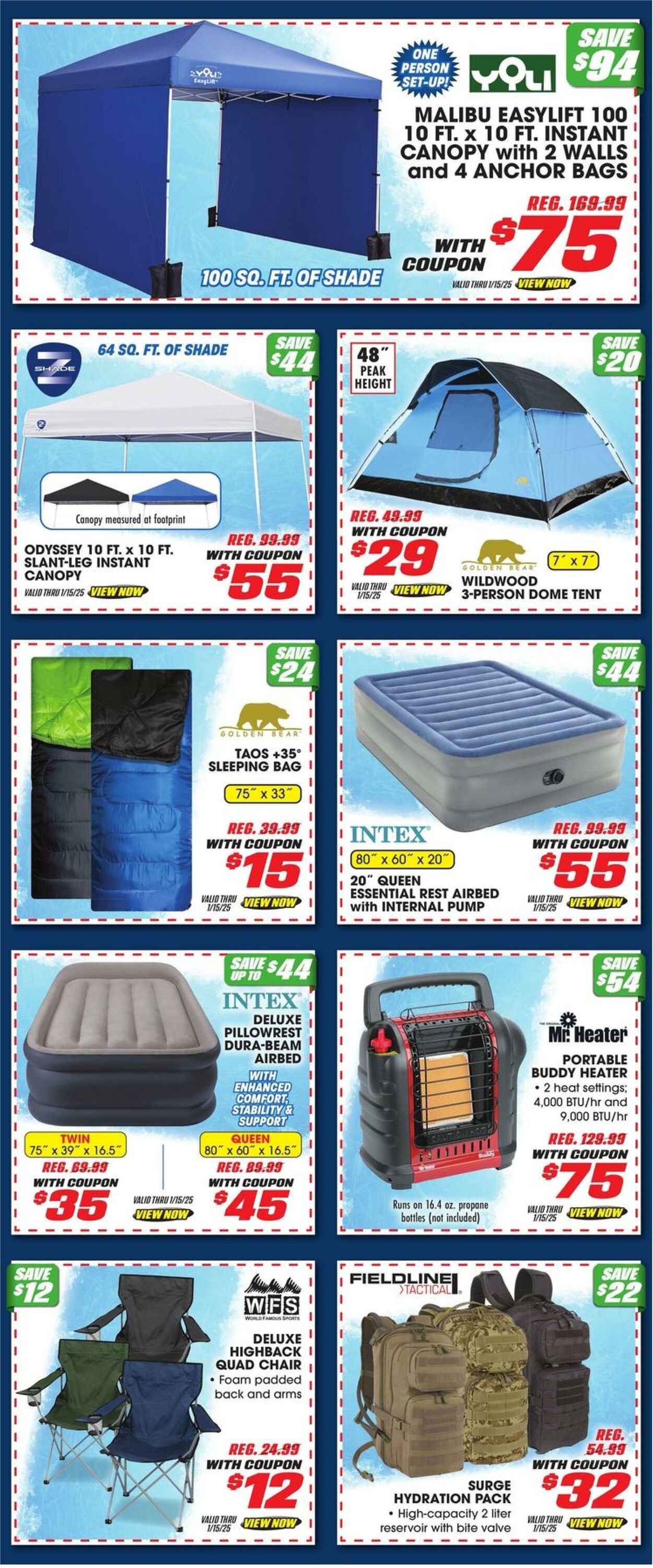 Weekly ad Big  5 01/10/2025 - 01/15/2025