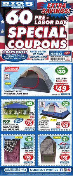 Weekly ad Big  5 08/05/2024 - 08/07/2024