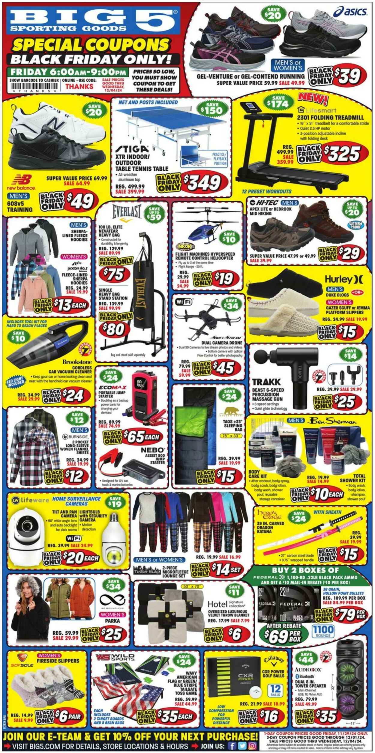 Weekly ad Big  5 11/28/2024 - 11/30/2024