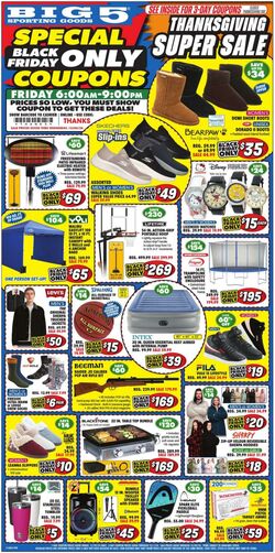 Weekly ad Big  5 11/28/2024 - 11/30/2024