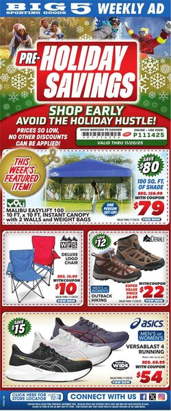 Weekly ad Big  5 12/16/2025 - 12/24/2025