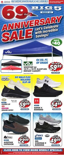 Weekly ad Big  5 09/16/2024 - 09/18/2024