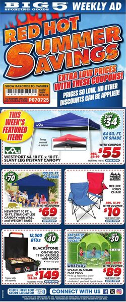 Weekly ad Big  5 07/07/2025 - 07/10/2025