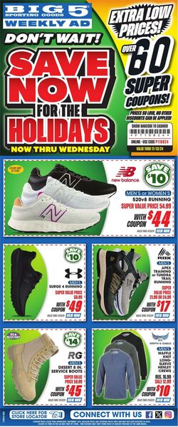 Weekly ad Big  5 11/08/2024 - 11/13/2024