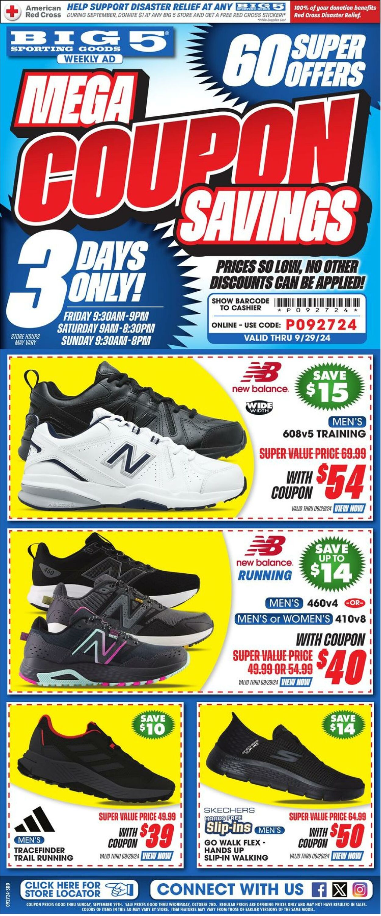 Weekly ad Big  5 09/27/2024 - 09/29/2024