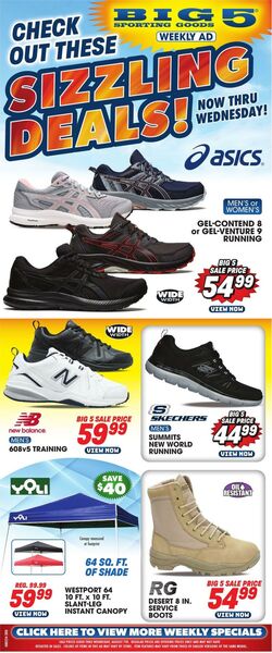 Weekly ad Big  5 09/13/2024 - 09/15/2024