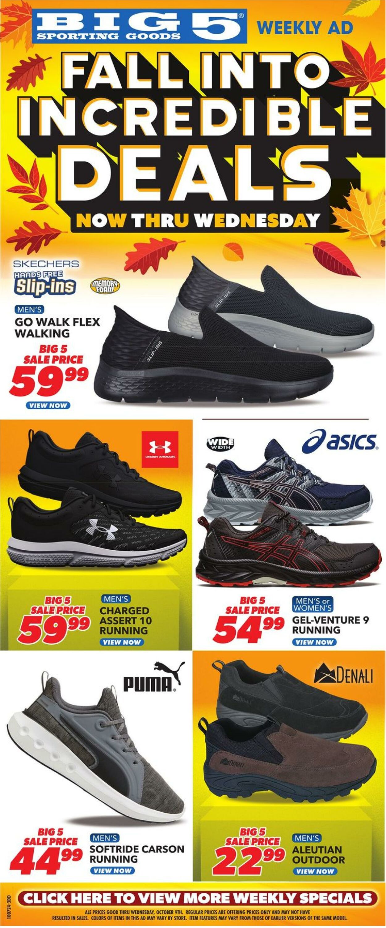 Weekly ad Big  5 10/07/2024 - 10/09/2024