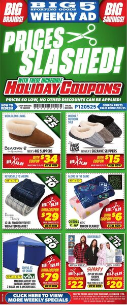 Weekly ad Big  5 12/05/2025 - 12/11/2025