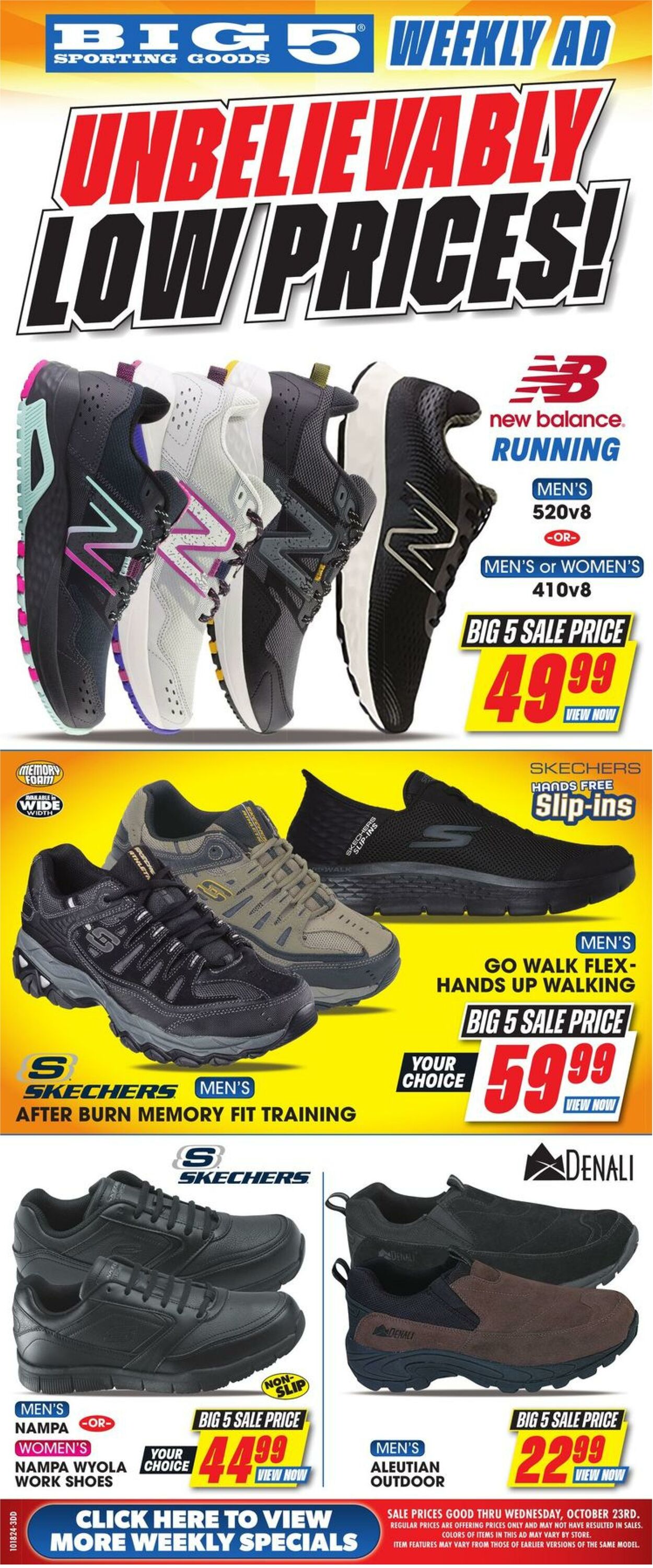 Weekly ad Big  5 10/21/2024 - 10/23/2024