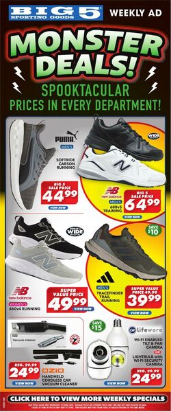 Weekly ad Big  5 10/06/2024 - 10/09/2024