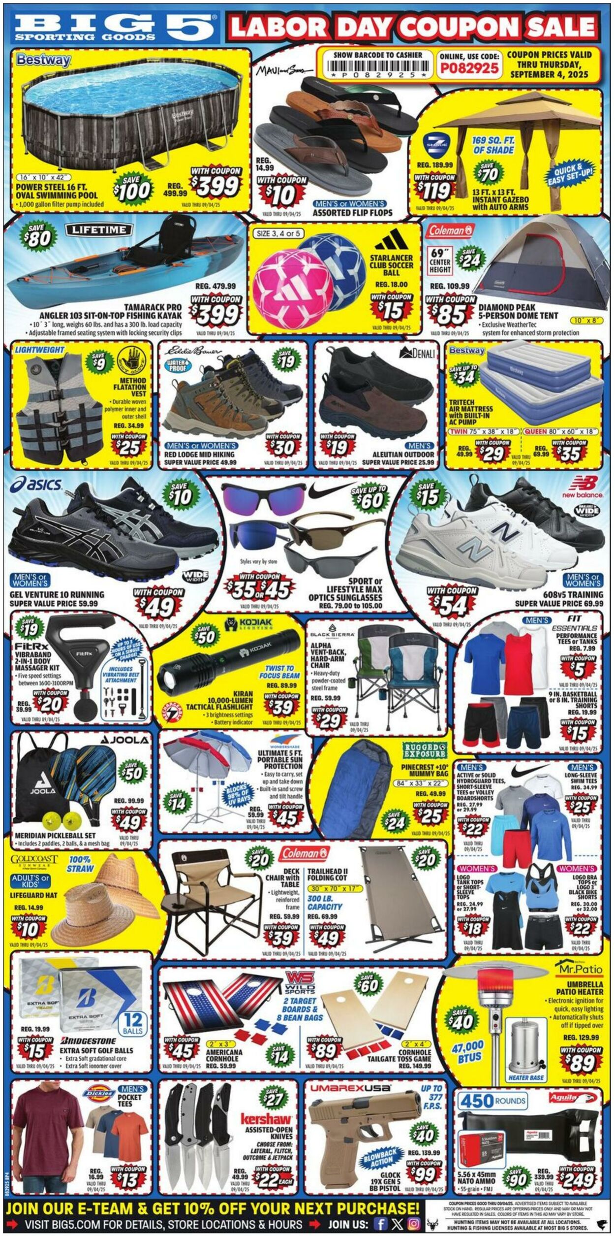 Weekly ad Big  5 08/26/2025 - 09/04/2025