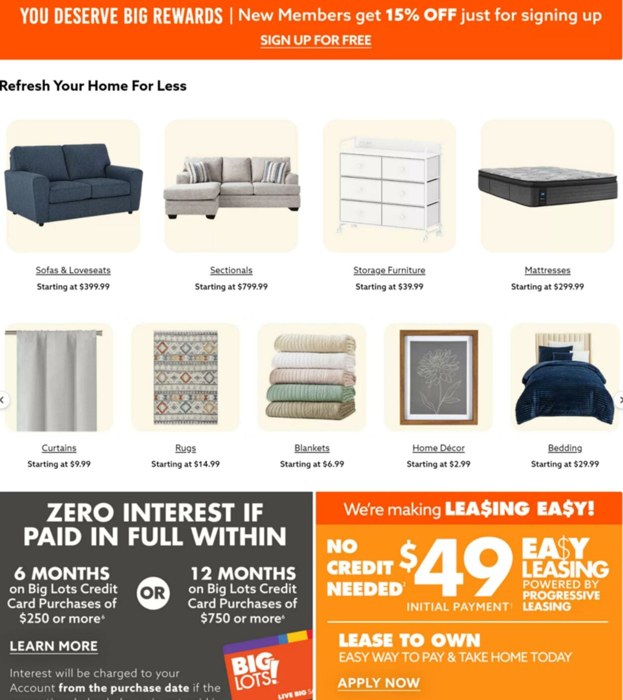 Weekly ad Big Lots 07/30/2024 - 08/30/2024