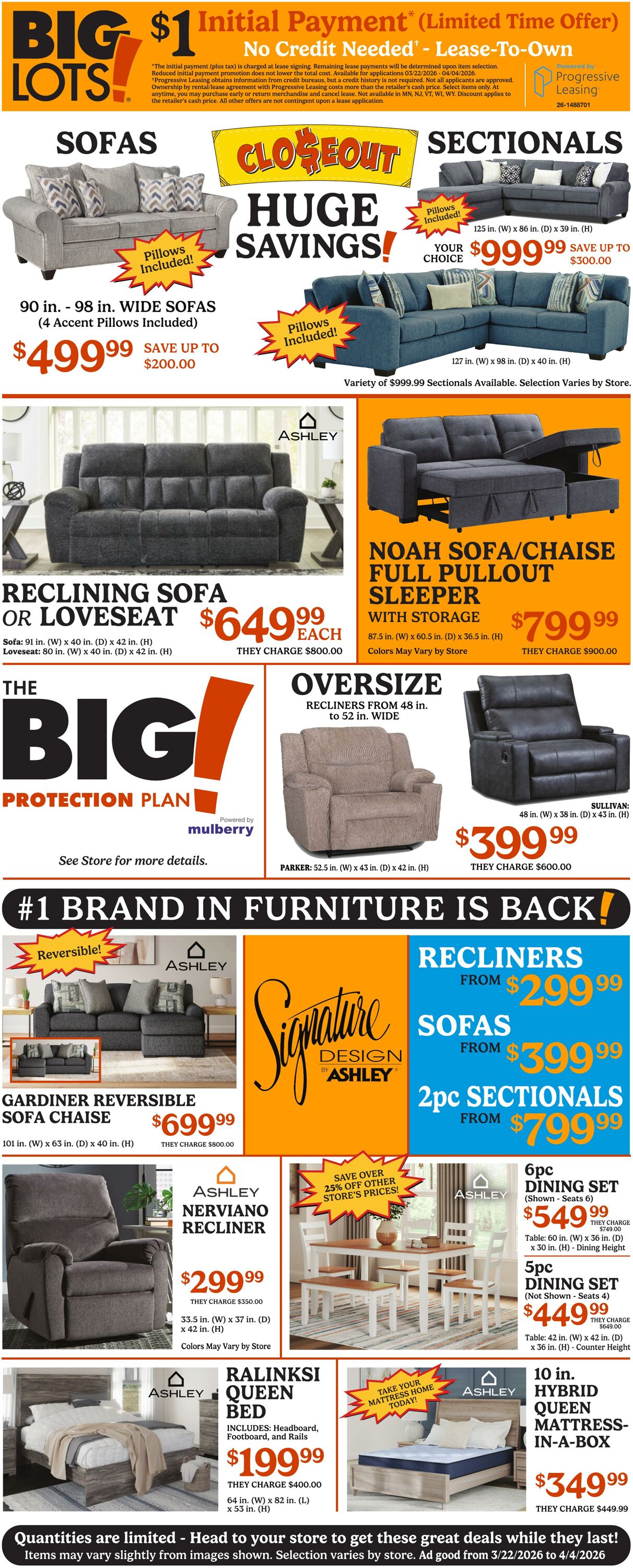 Weekly ad Big Lots 03/30/2026 - 04/04/2026