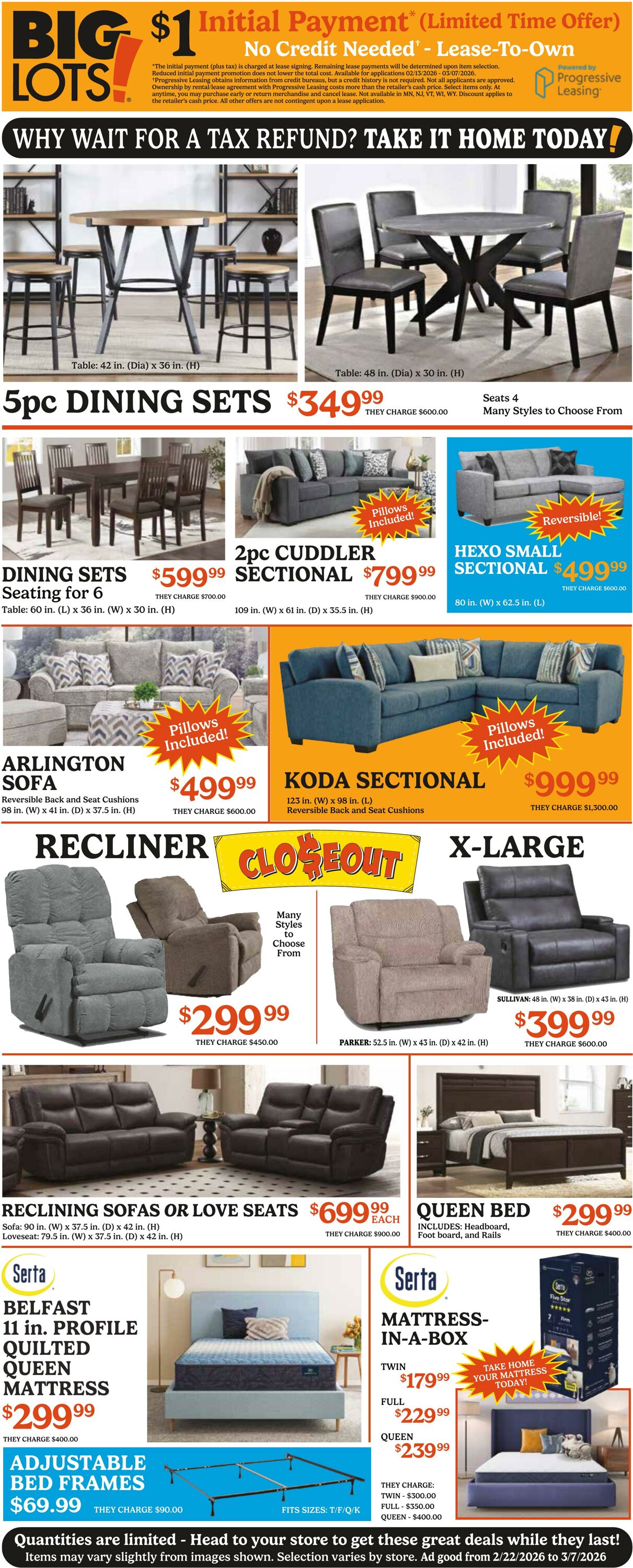 Weekly ad Big Lots 02/23/2026 - 02/28/2026