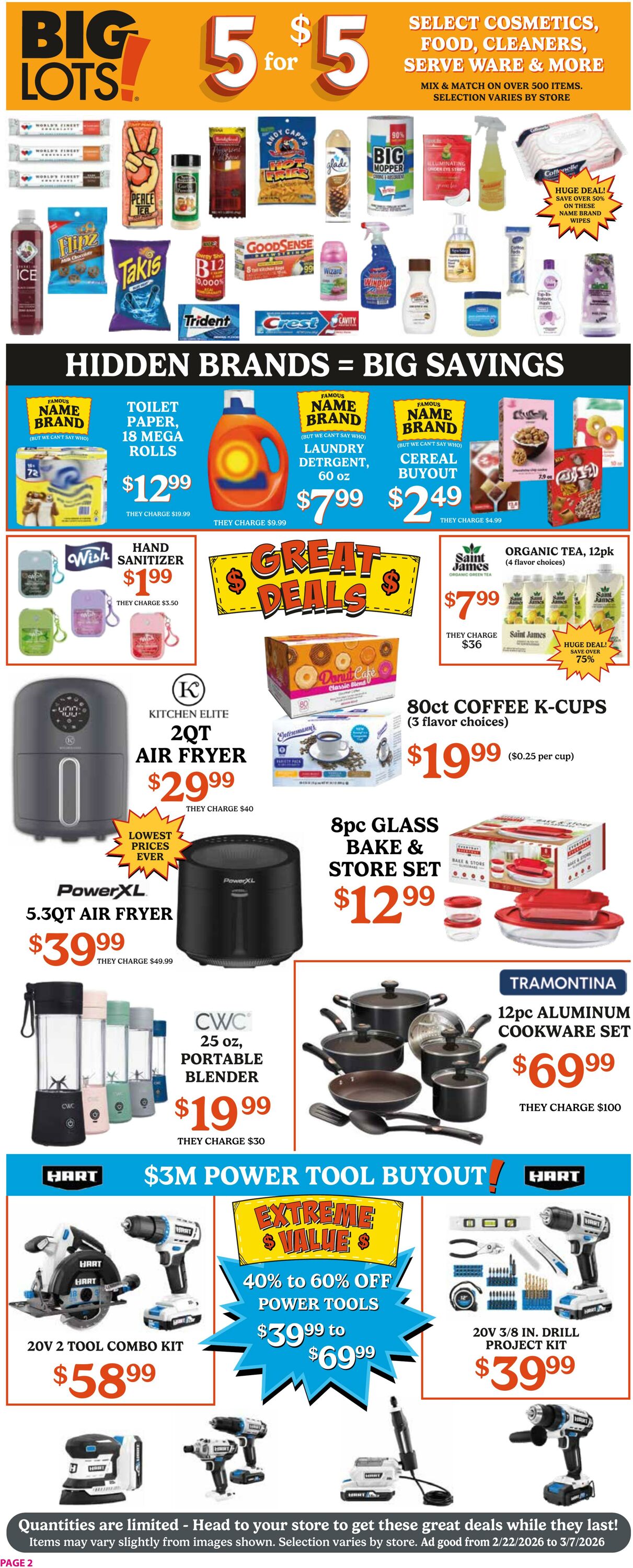 Weekly ad Big Lots 03/02/2026 - 03/07/2026