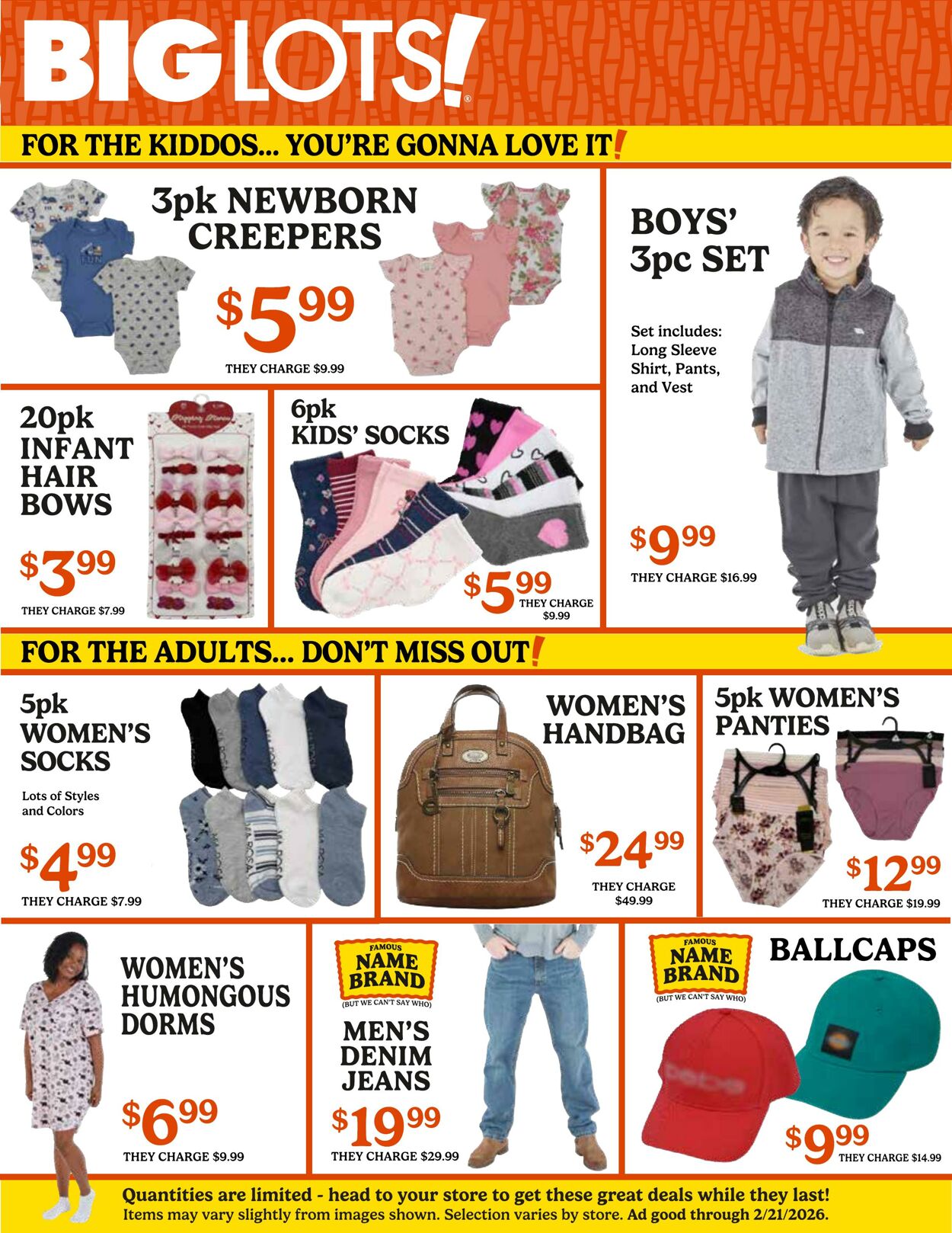 Weekly ad Big Lots 02/16/2026 - 02/21/2026