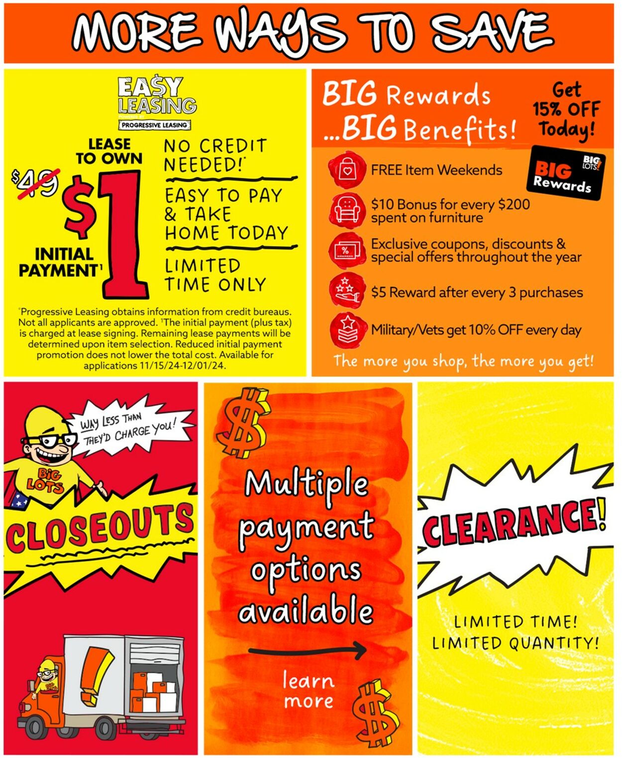 Weekly ad Big Lots 11/15/2024 - 11/21/2024