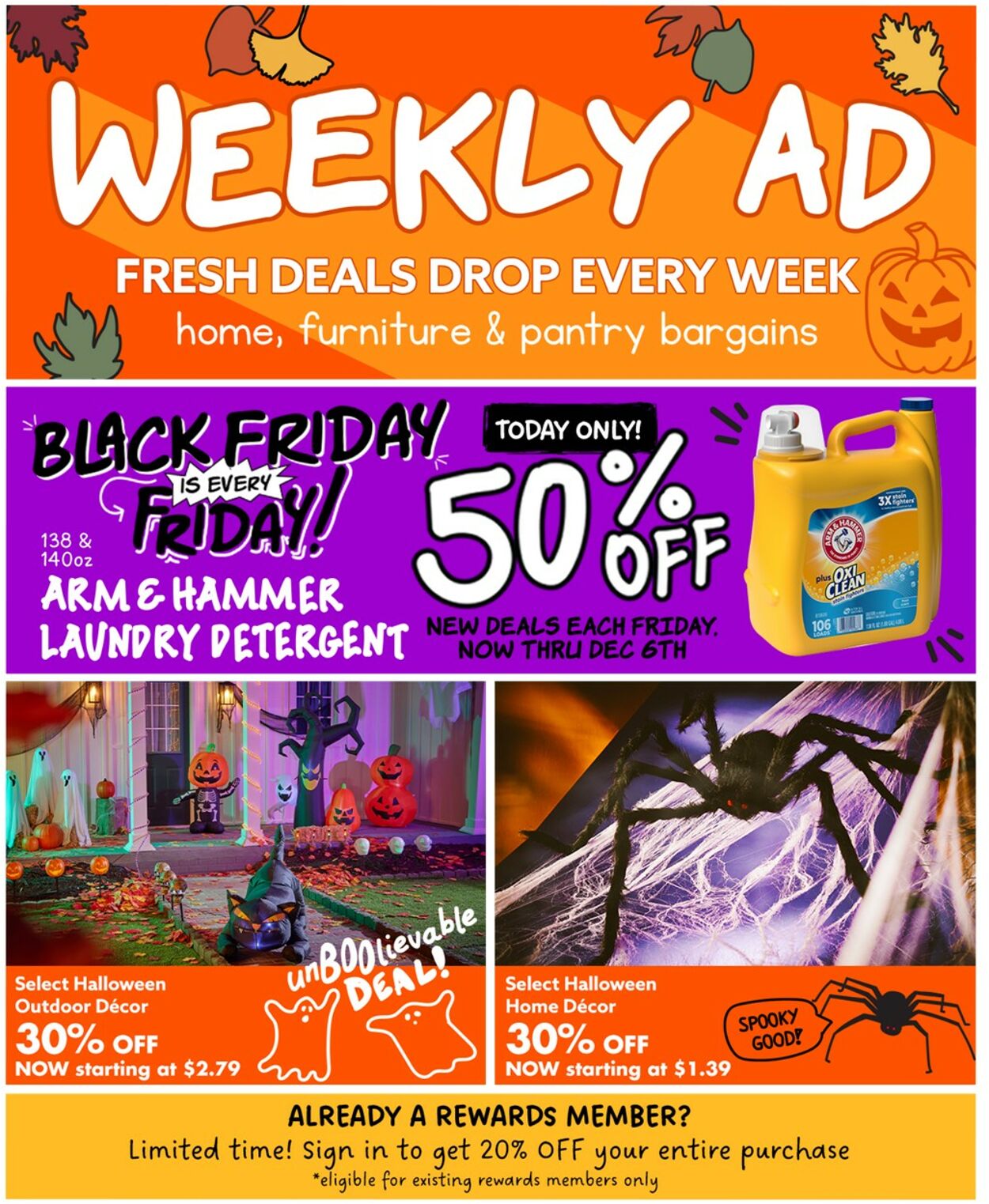 Weekly ad Big Lots - Big Ways to Save Lots | Big Lots Oct 25, 2024 - Oct 31, 2024