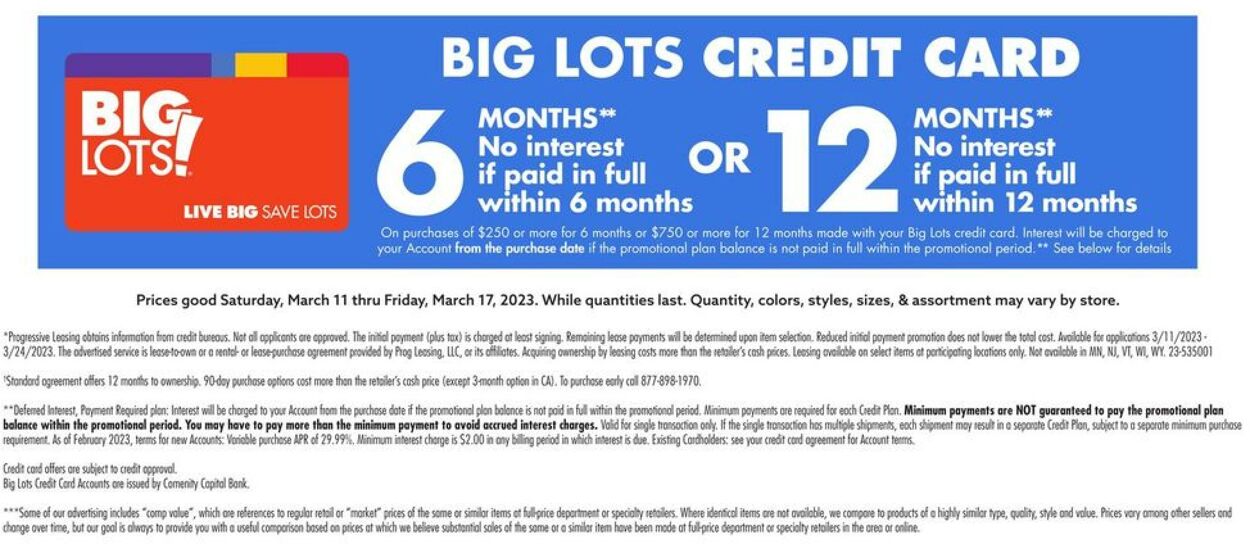 Weekly ad Big Lots 03/11/2023 - 03/17/2023