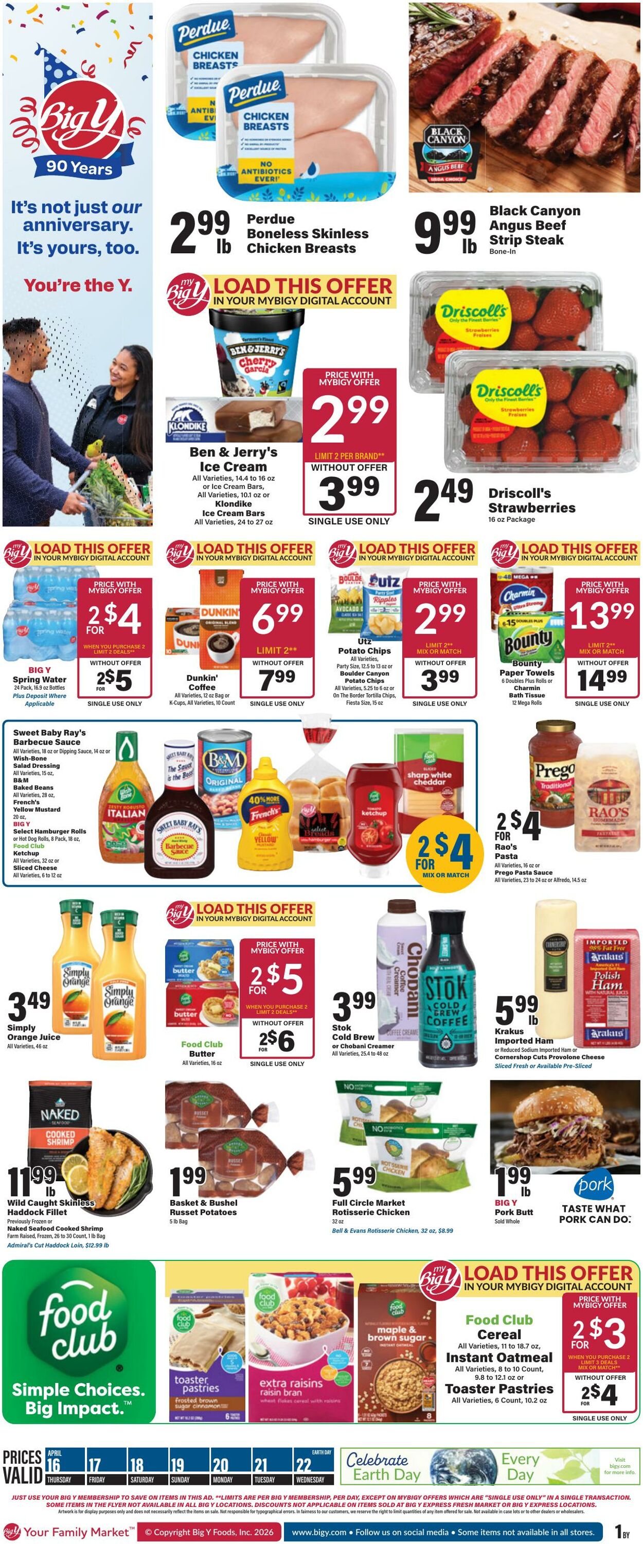 Weekly ad Big Y 04/16/2026 - 04/22/2026