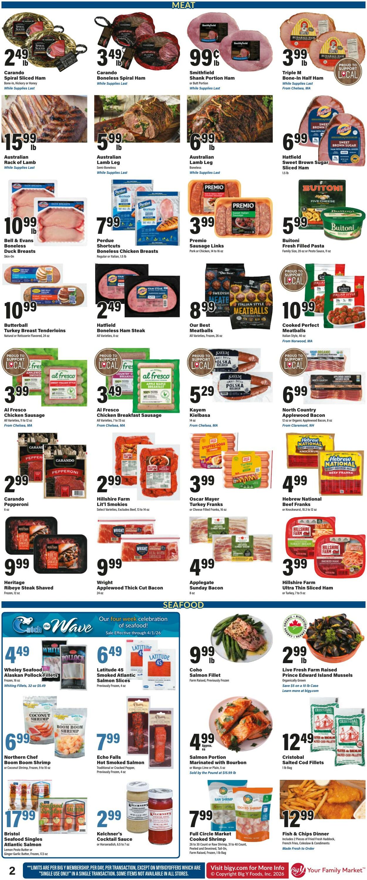 Weekly ad Big Y 03/26/2026 - 04/01/2026
