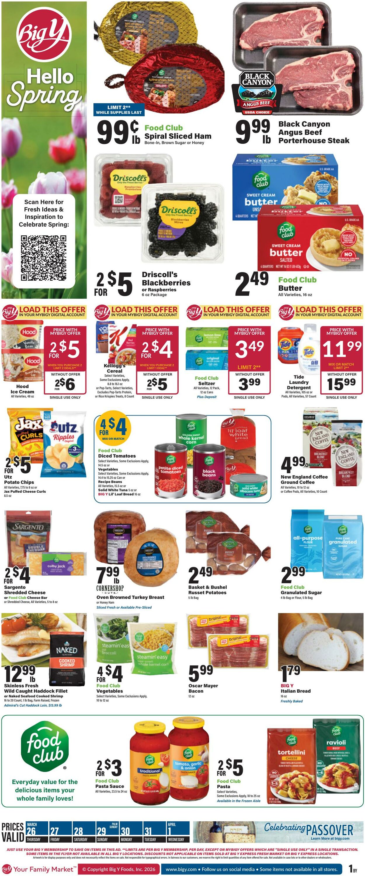 Weekly ad Big Y 03/26/2026 - 04/01/2026