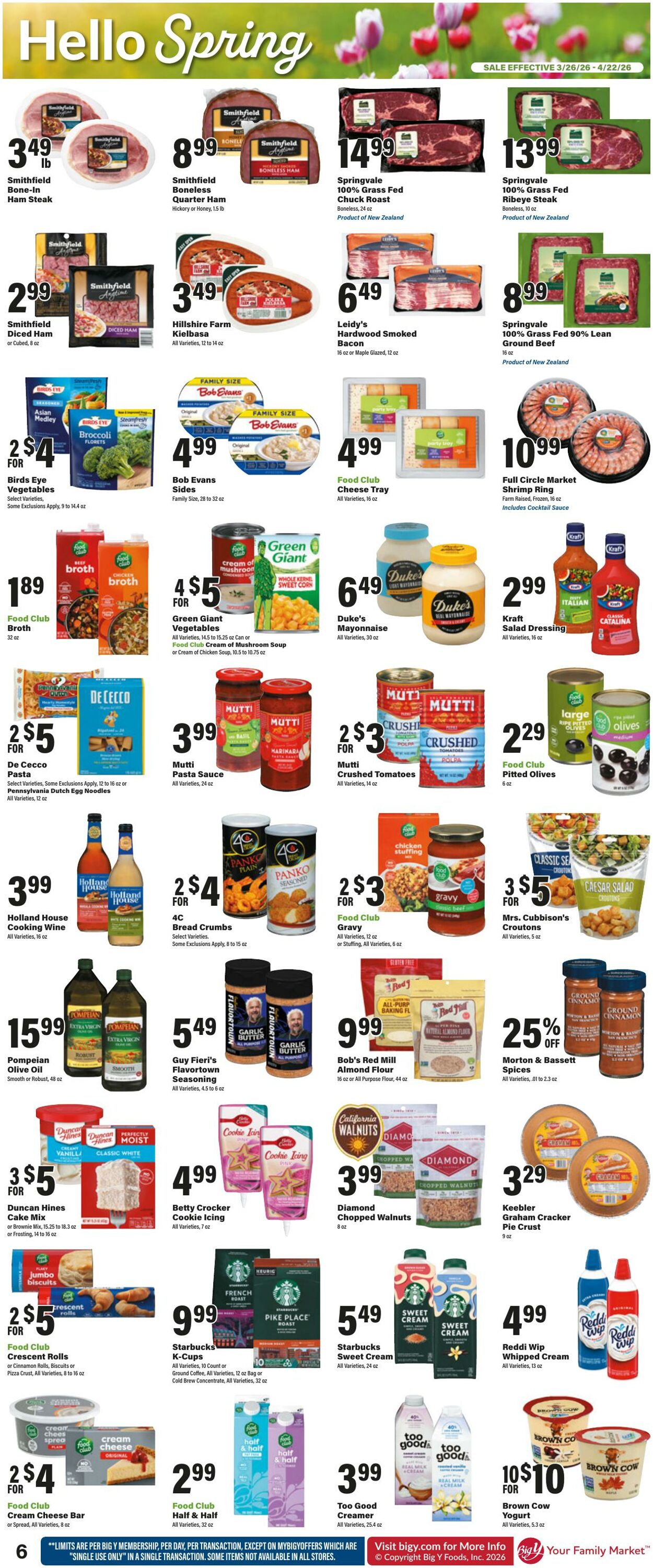 Weekly ad Big Y 03/26/2026 - 04/01/2026