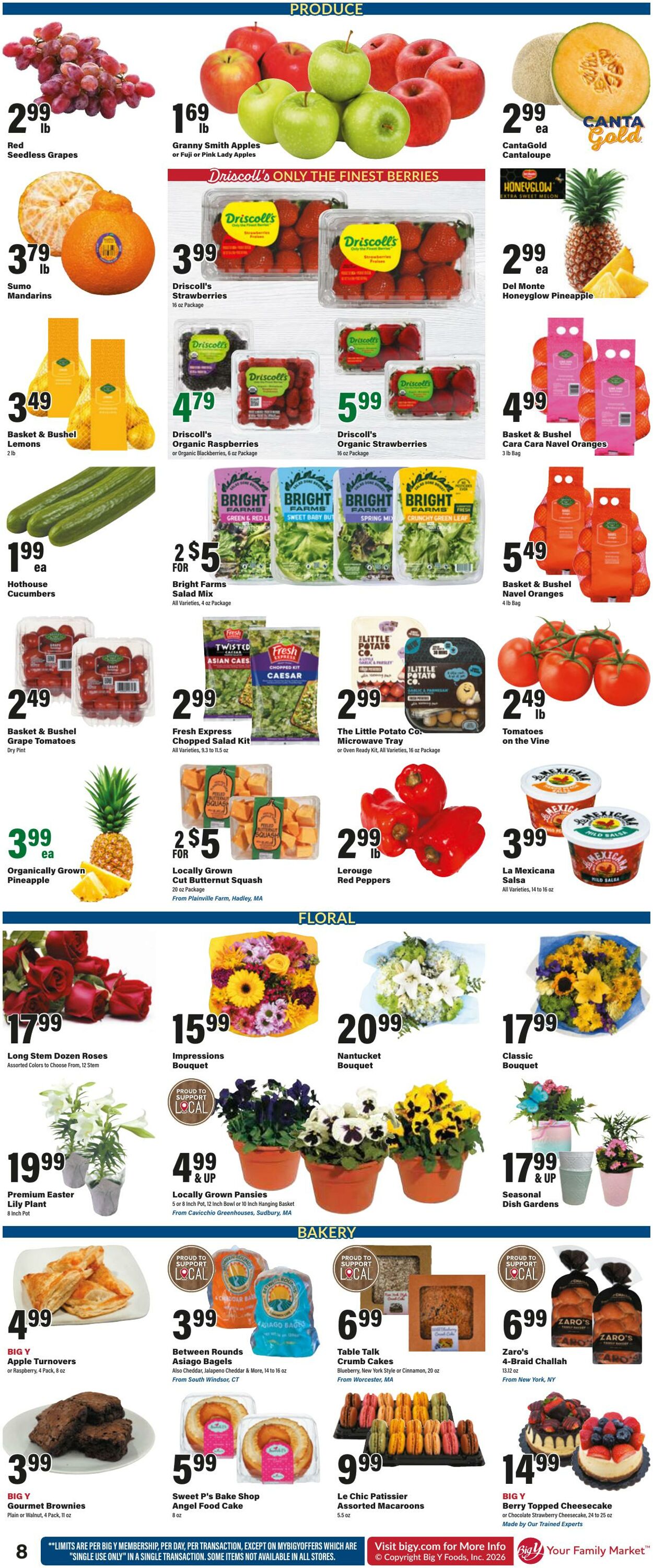 Weekly ad Big Y 03/26/2026 - 04/01/2026