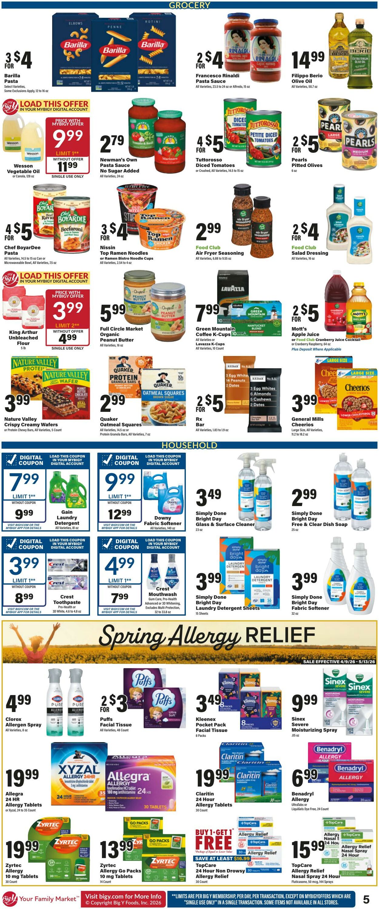 Weekly ad Big Y 04/09/2026 - 04/15/2026