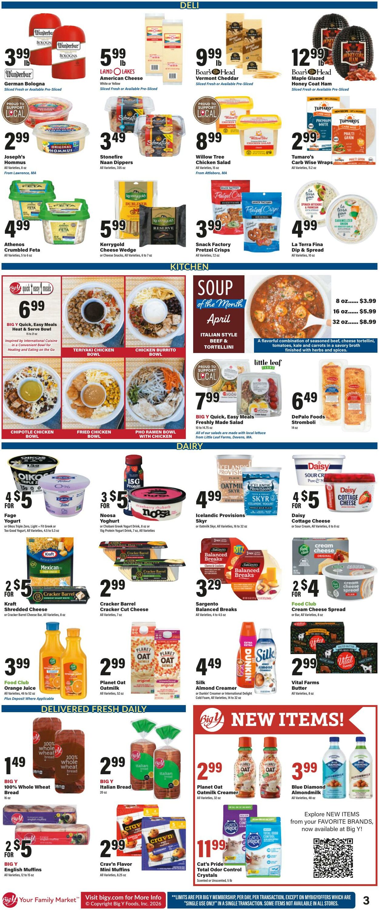 Weekly ad Big Y 04/09/2026 - 04/15/2026