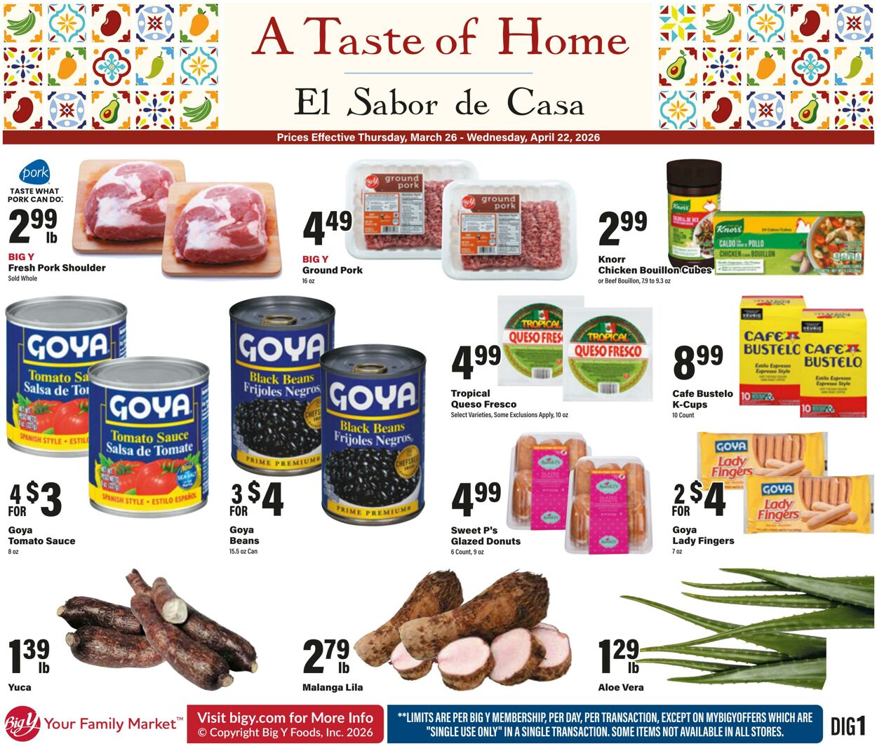 Big Y Promotional weekly ads