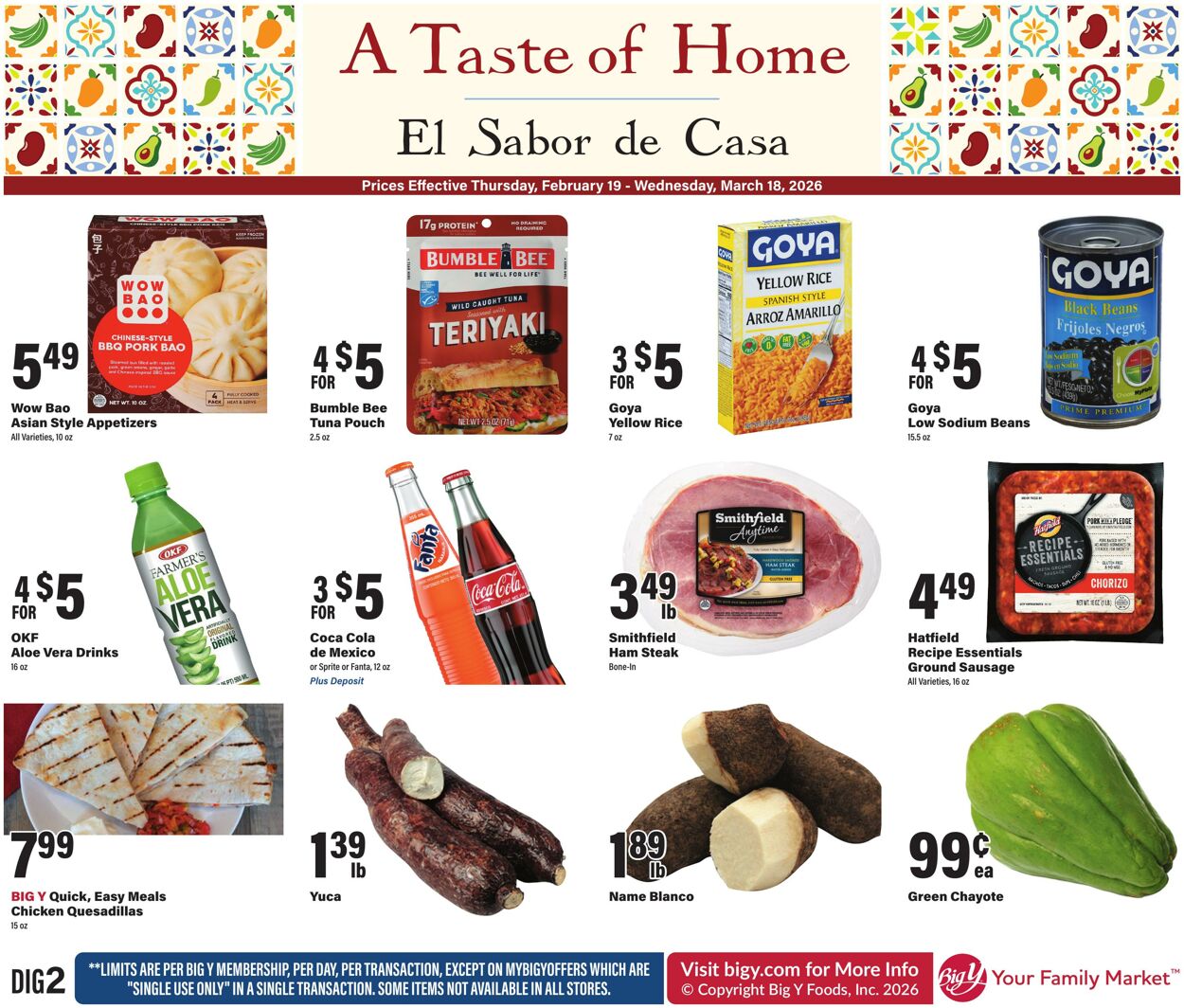 Weekly ad Big Y 02/19/2026 - 03/18/2026