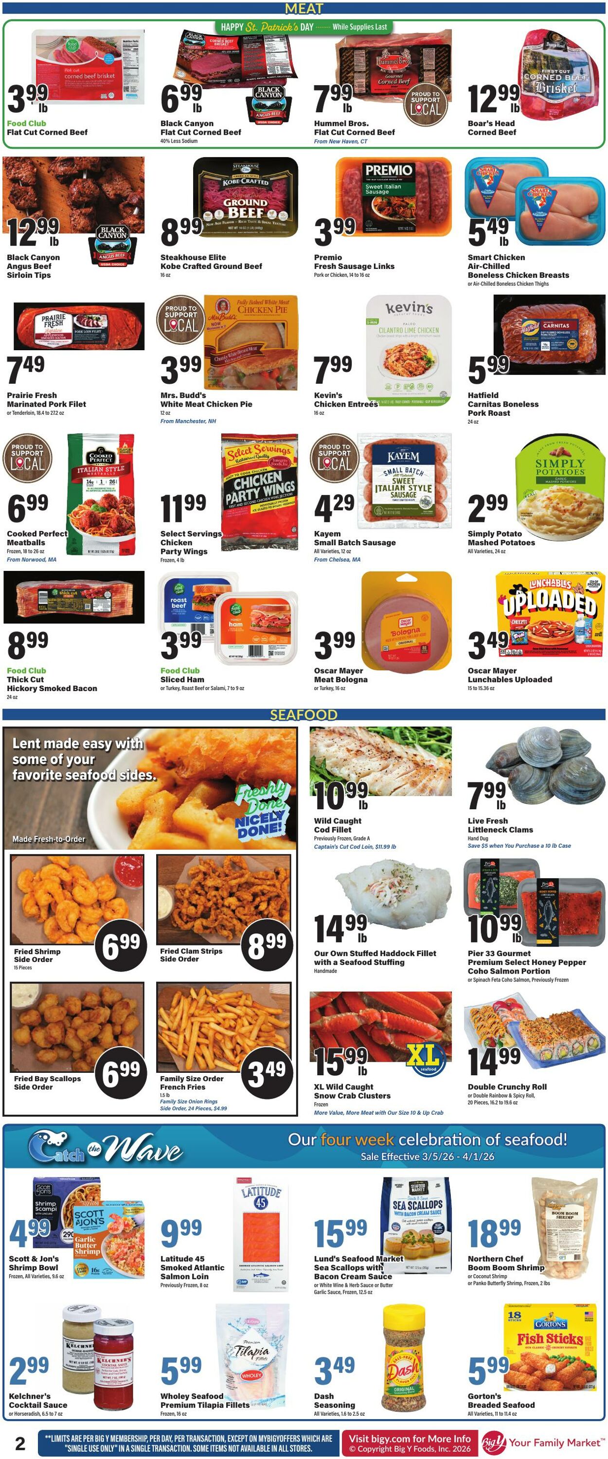 Weekly ad Big Y 03/05/2026 - 03/11/2026