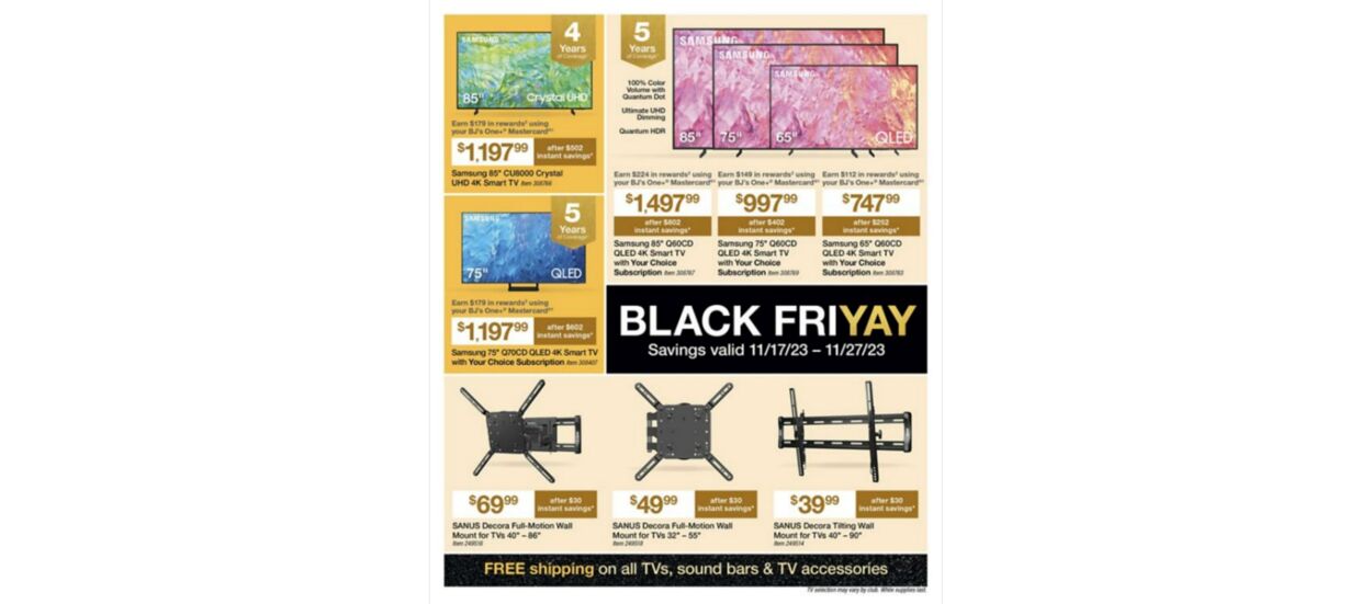 Weekly ad BJ's 11/20/2023 - 11/27/2023