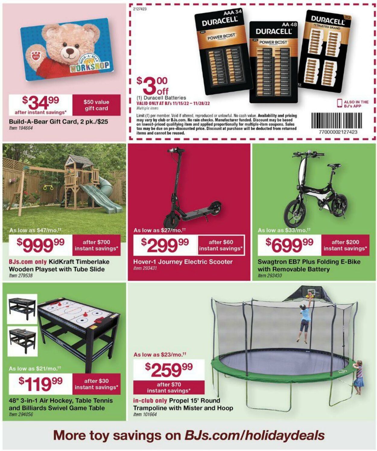 Weekly ad BJ's 11/15/2022 - 11/28/2022