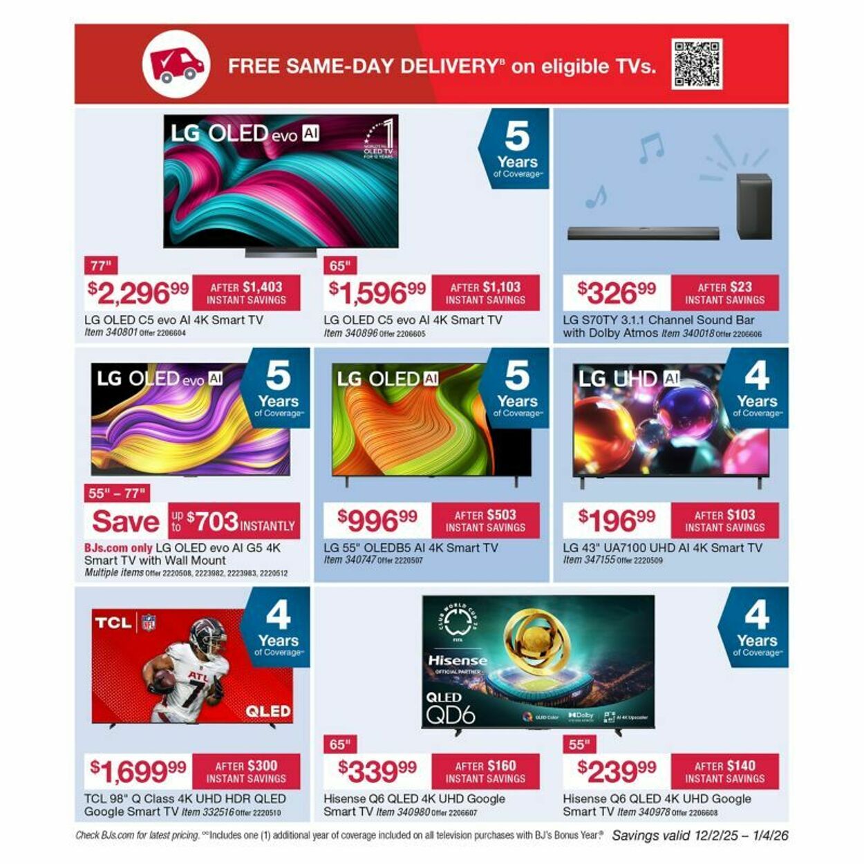 Weekly ad BJ's 12/12/2025 - 12/26/2025