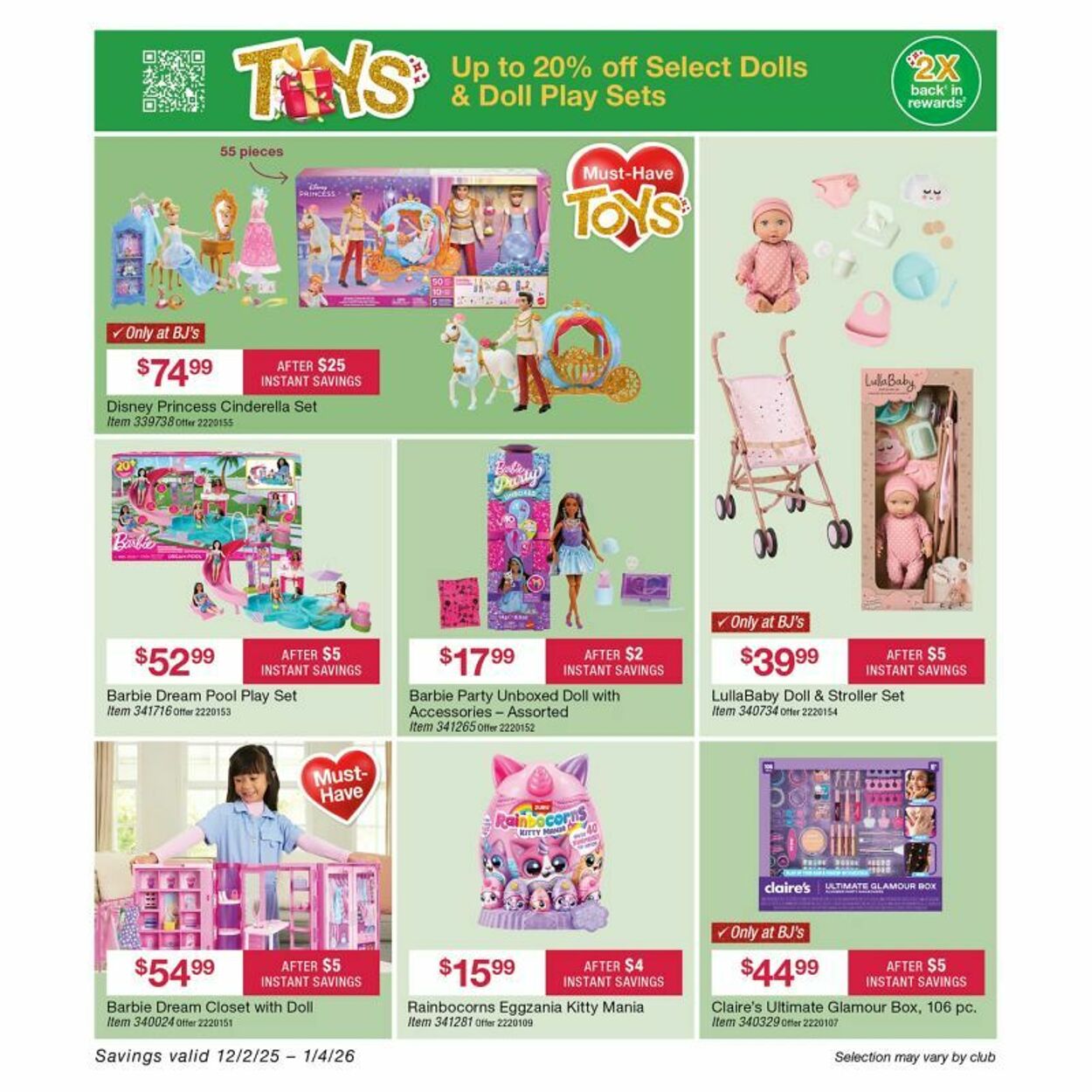 Weekly ad BJ's 12/12/2025 - 12/26/2025