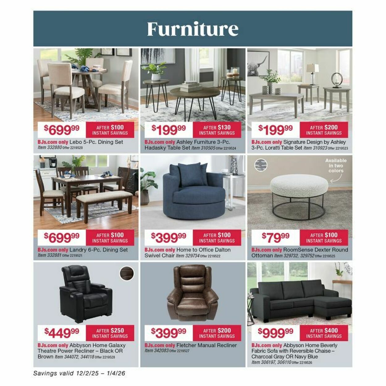 Weekly ad BJ's 12/12/2025 - 12/26/2025